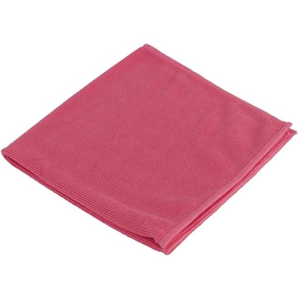 Microvezeldoek Cleaninq prof 40x40cm rood 10 stuks