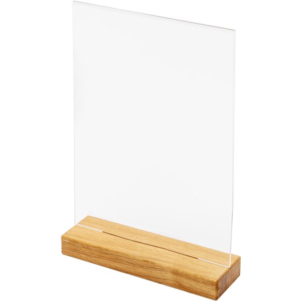 Menukaarthouder IEZZY T tafeldisplay A4 hout