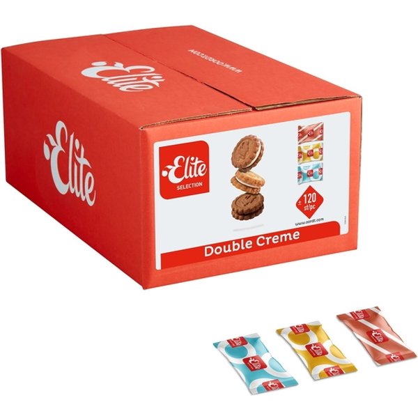 Koekjes Elite Selection Double Crème mix 120 stuks