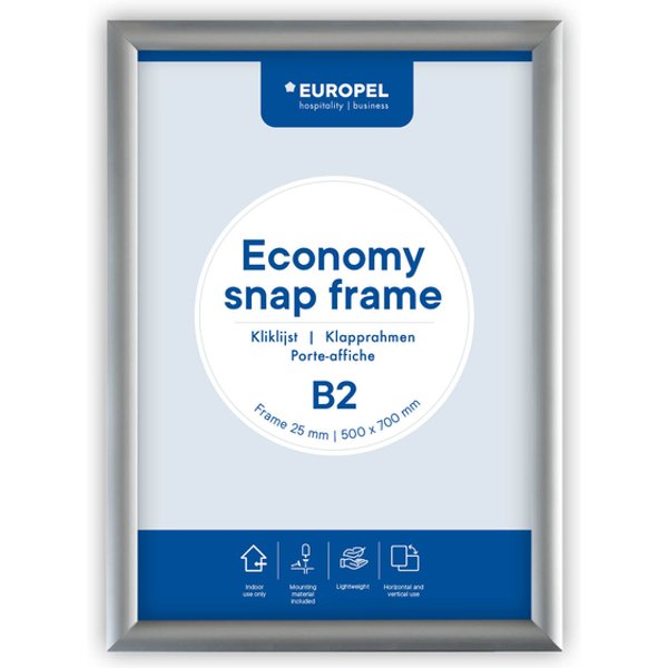Kliklijst Europel Economy B2 zilver