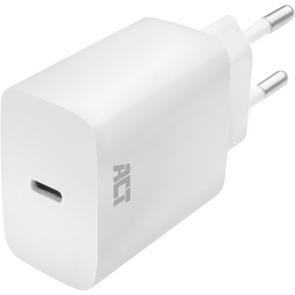 Oplader ACT USB-C 1-poort 20W Power Delivery