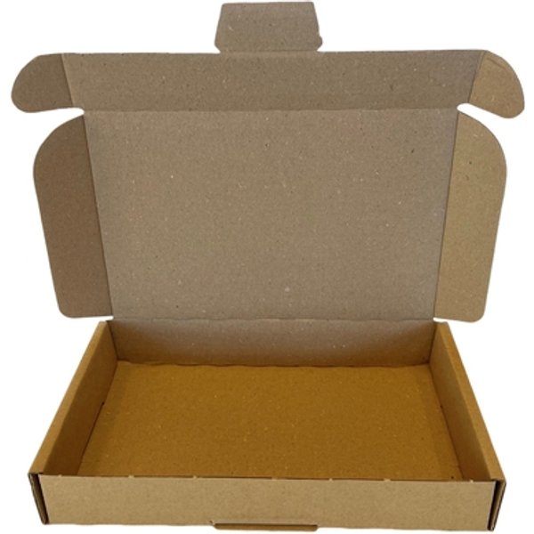 Brievenbusbox IEZZY A4 360x255x26mm karton bruin