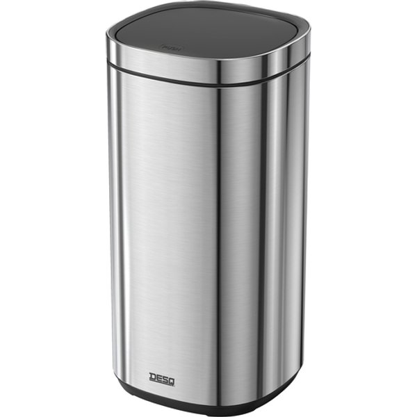 Afvalbak Desq Touch 50 liter RVS zilver