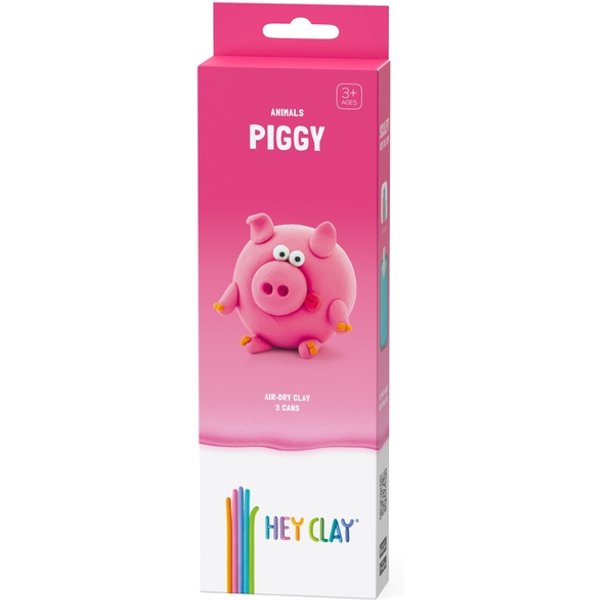 Klei Hey Clay Piggy 3 potjes