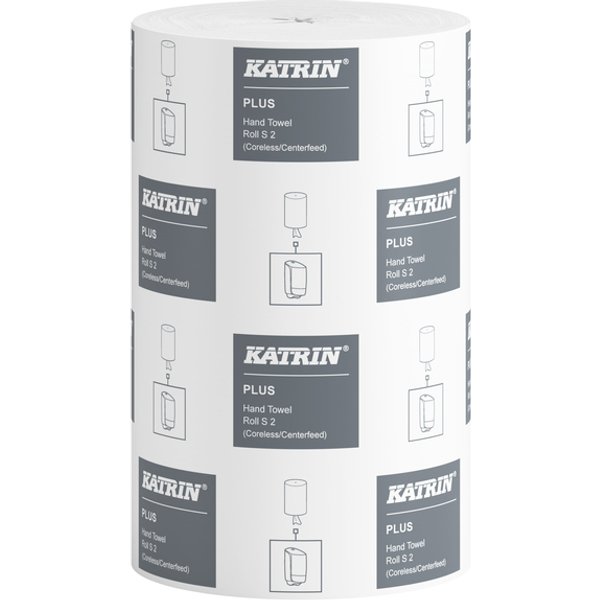 Poetspapier Katrin Plus klein 2-laags 240 vel wit 97494
