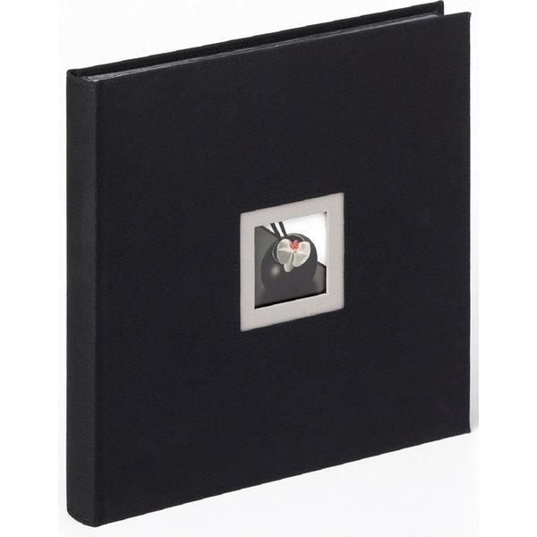 Fotoalbum walther design Black & White 30x30cm 25vel zwart