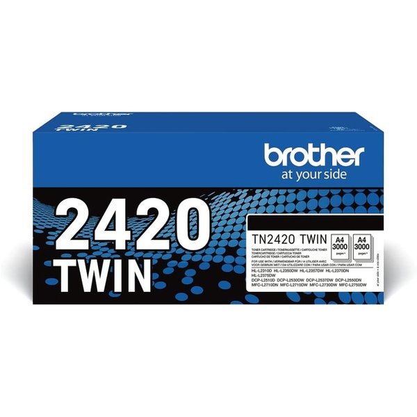 Brother Tonercassette TN-2420TWIN TN2420TWIN Origineel Zwart 3000 bladzijden