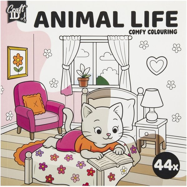 Kleurboek Craft ID Cute & Comfy 20c20cm 4 stuks assorti