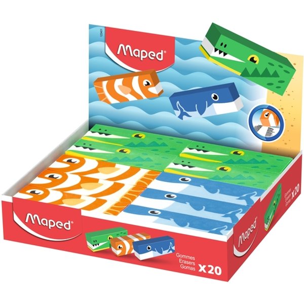 Gum Maped Animals display à 20 stuks assorti