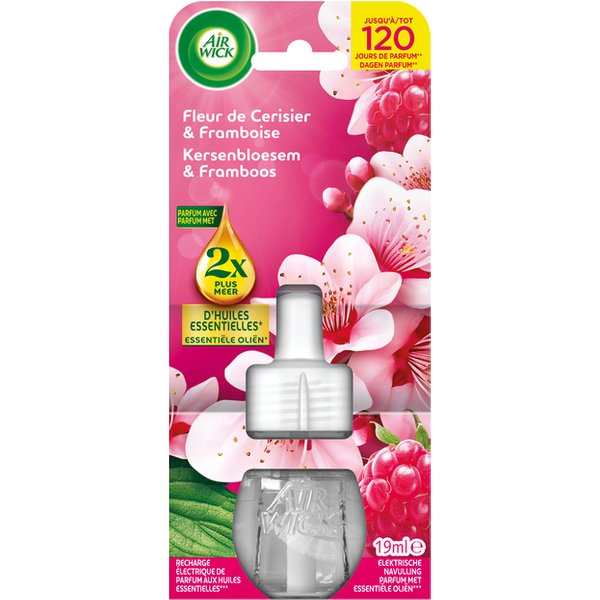 Luchtverfrisser AirWick Electrical Kersenbloesem & Framboos refill 19ml