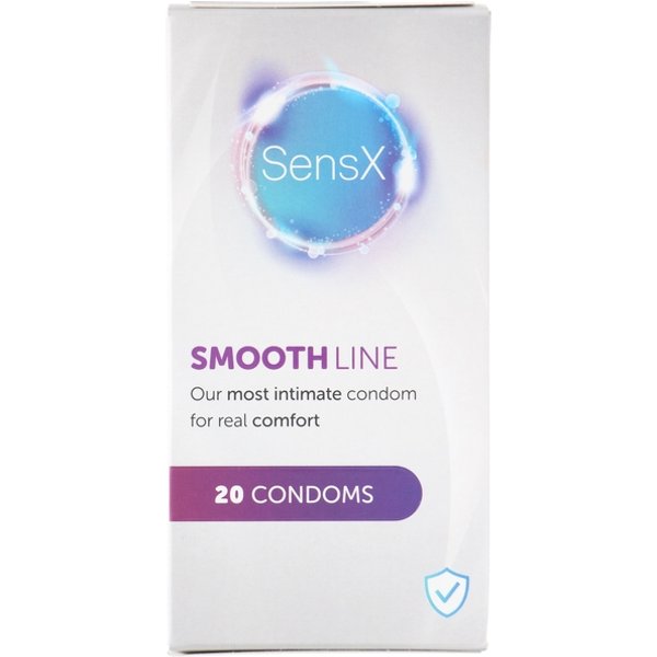 Condoom SensX Smooth Line 20 stuks