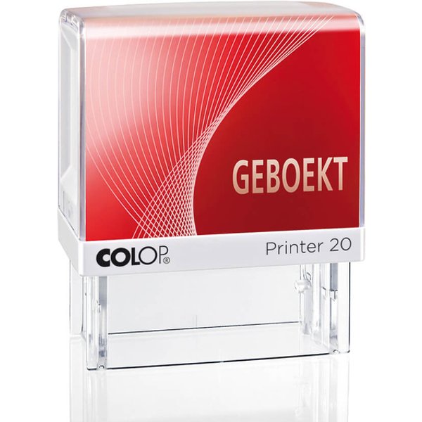 Woordstempel Colop Printer 20 geboekt rood
