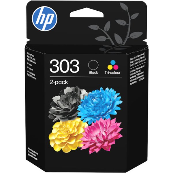 Inktcartridge HP 3YM92AE 303 zwart + kleur