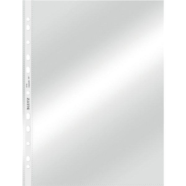 Showtas Leitz Premium standaard copy safe 0.08mm PP A4 transparant 100 stuks