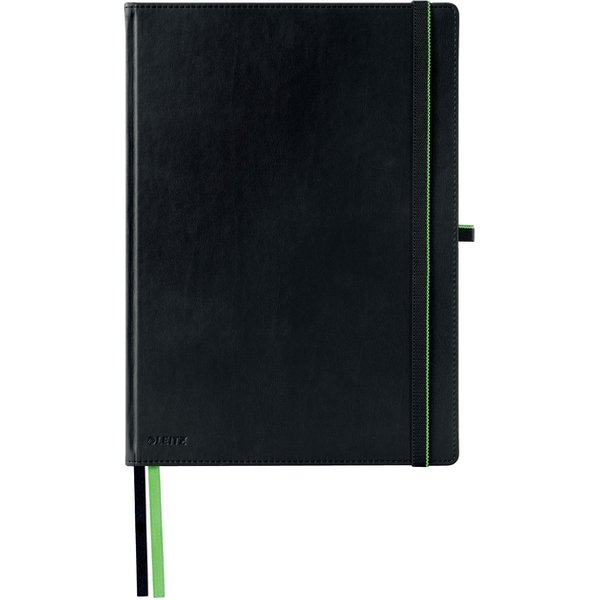 Leitz 44720095 Notitieboek Gelinieerd Zwart 80 vellen DIN A4