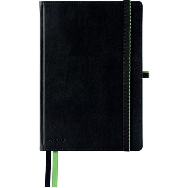 Leitz 44780095 Notitieboek Gelinieerd Zwart 80 vellen DIN A5