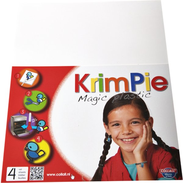 Krimpievel Collall Magic Plastic wit set à 4 vel