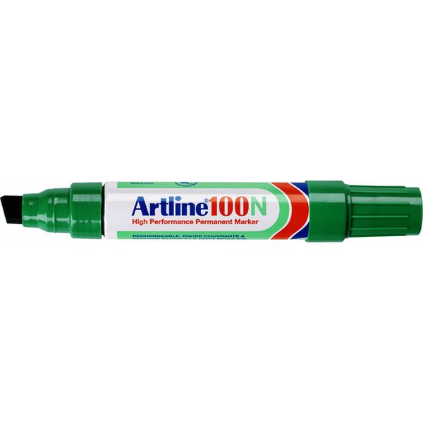 Viltstift Artline 100 schuin 7.5-12mm groen