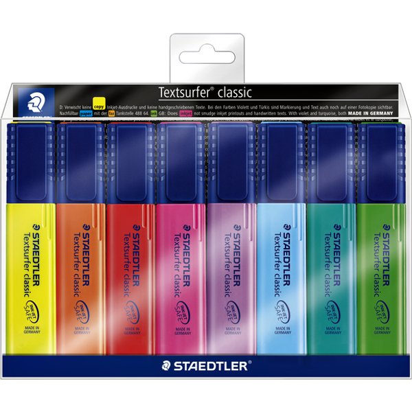 Staedtler Textmarker 364 WP8 364 WP8 8 stuk(s)
