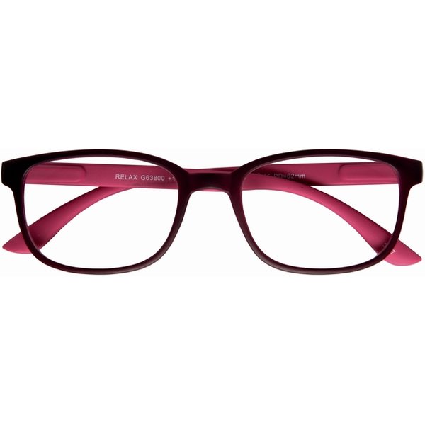 Leesbril I Need You +2.50 dpt Relax rood-roze