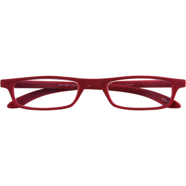 Leesbril I Need You +1.00 dpt Zipper rood