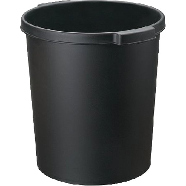 Papierbak Djois Re-Solution 15liter met griprand zwart