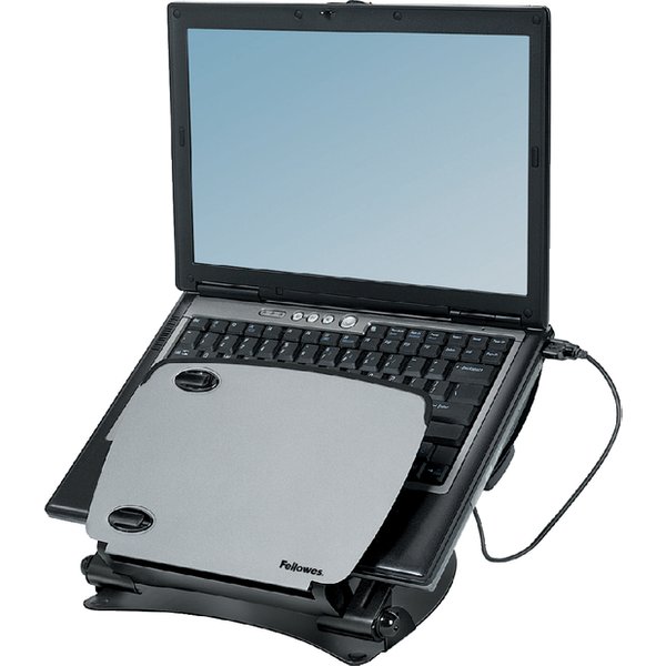 Laptopstandaard Professional series metaal + USB