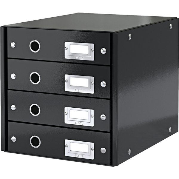 Leitz Click & Store 6049-00-95 Ladebox Zwart DIN A4 Aantal lades: 4