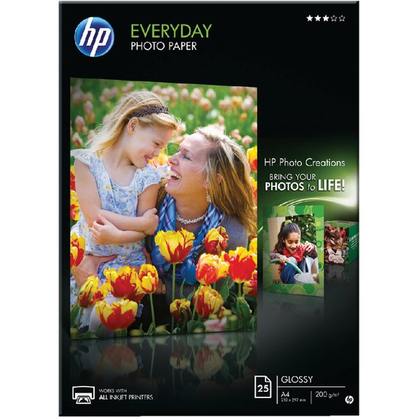 Inkjetpapier HP Q5451A A4 matglans 200gr 25 vel