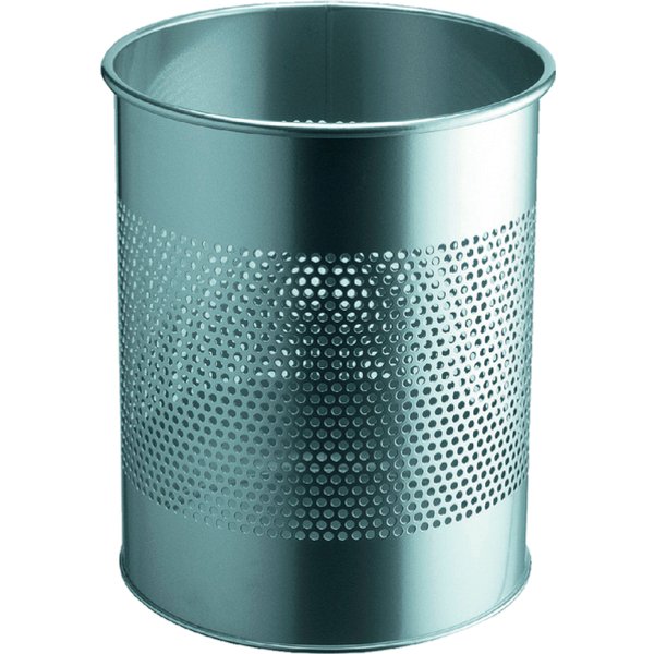 Papierbak Durable 3310-23 15 liter 165mm perforatie zilver