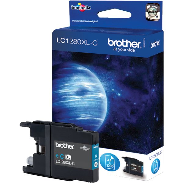Inktcartridge Brother LC-1280XLC blauw