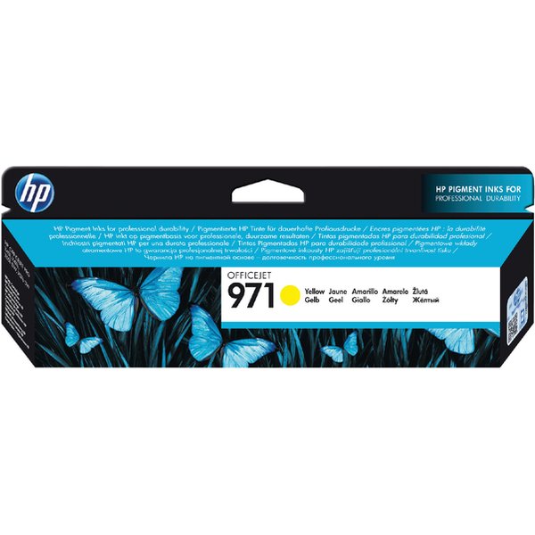 HP Inktcartridge 971 Origineel Single Geel CN624AE