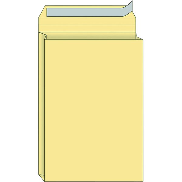 Envelop Quantore monsterzak 262x371x38mm zelfklevend creme 125 stuks