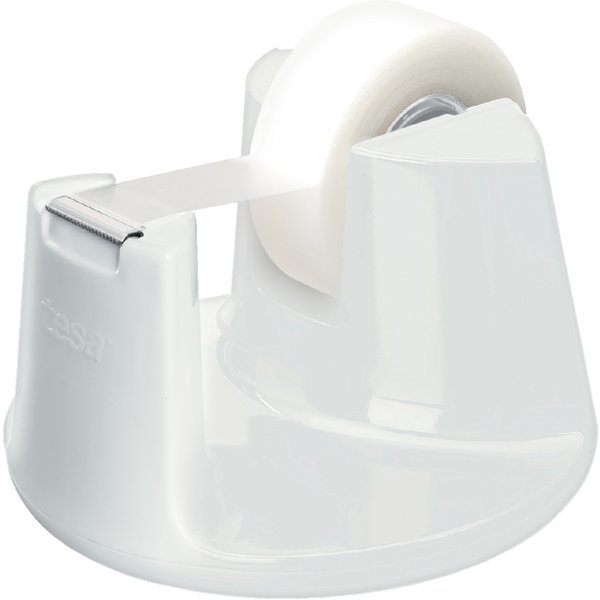 Plakbandhouder Tesa Compact wit met 1rol tape 19mmx33m