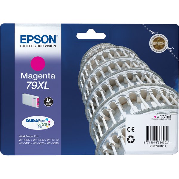 Epson Inktcartridge 79XL Origineel Magenta C 13 T 79034010