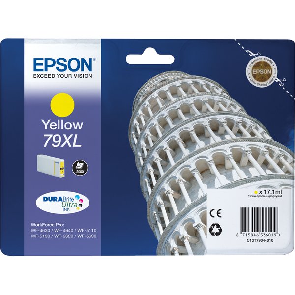 Inktcartridge Epson 79XL T7904 geel