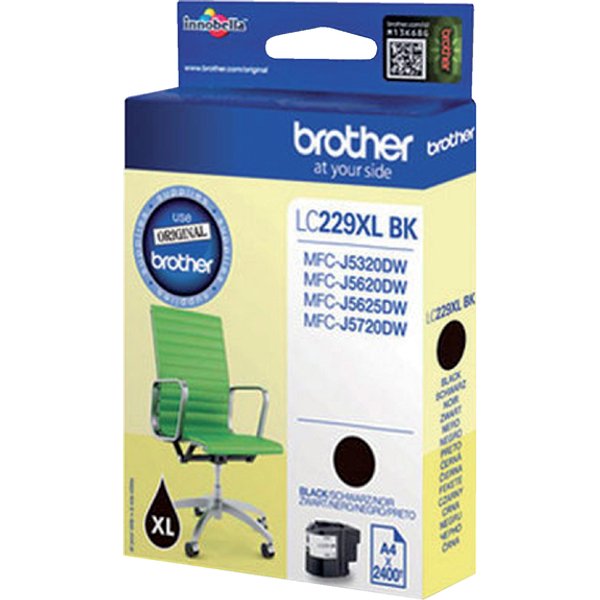 Inktcartridge Brother LC-229XLBK zwart