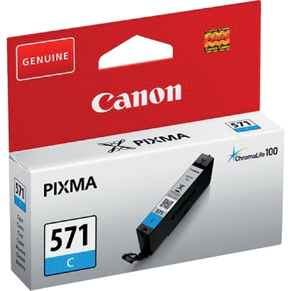 Inktcartridge Canon CLI-571 blauw