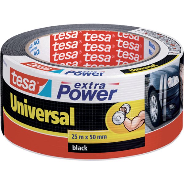 Duct tape tesa® extra Power Universal 25mx50mm zwart