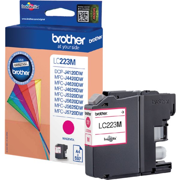 Brother Inktcartridge LC-223M Origineel Magenta LC223M