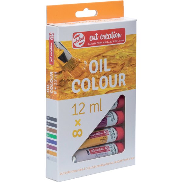 Olieverf Talens Art Creation assorti blister à 8 stuks