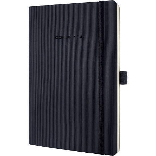 Notitieboek Sigel Conceptum Pure A5 194blz 80gr lijn zwart