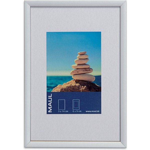 Fotolijst MAUL design 10x15cm aluminium frame zilver