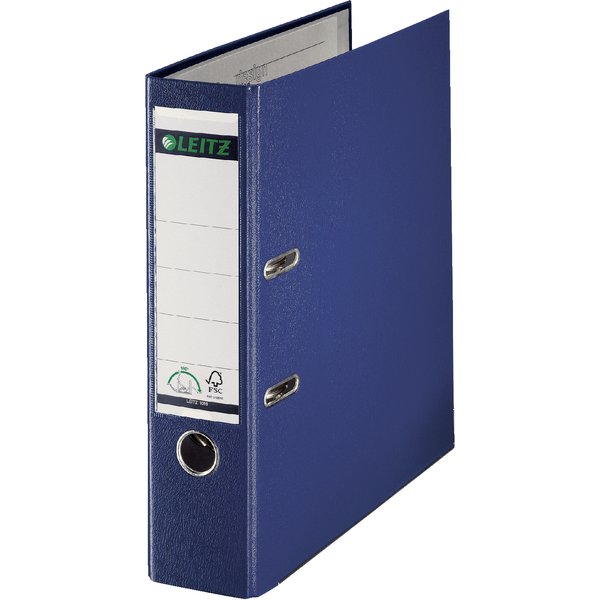 Ordner Leitz 1010 180° 80mm PP A4 blauw