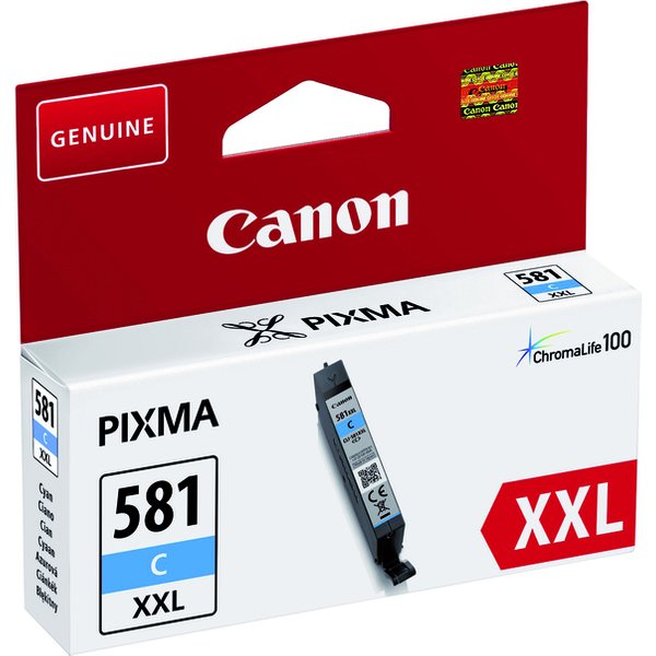 Canon Inktcartridge CLI-581 CXXL Origineel Cyaan 1995C001 Inkt