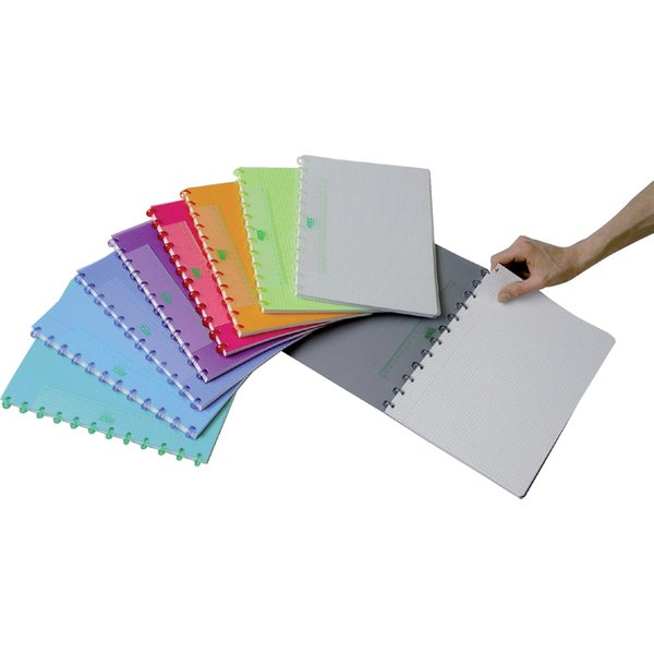 Schrift Adoc A4 ruit 5x5mm 144blz 90gr PP assorti