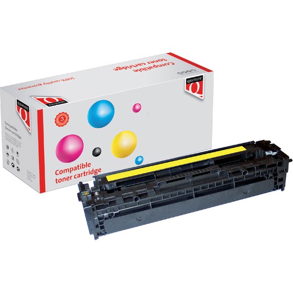 Tonercartridge Quantore alternatief tbv HP CE322A 128A geel