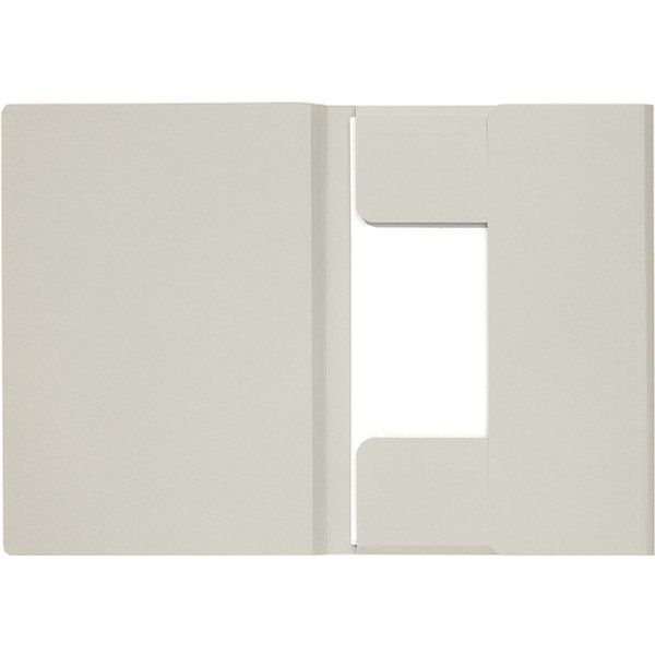 Dossiermap Djois Infinio A4 3 kleppen 270gr grijs
