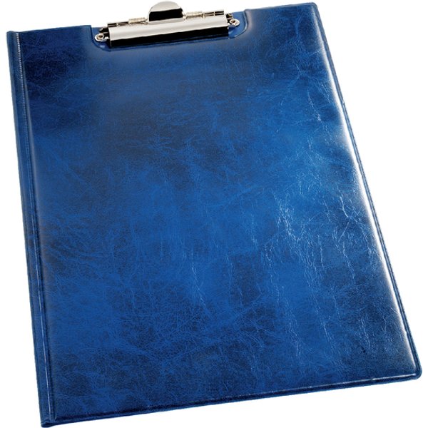 Klembordmap Durable 2355 A4 met kopklem en insteek blauw