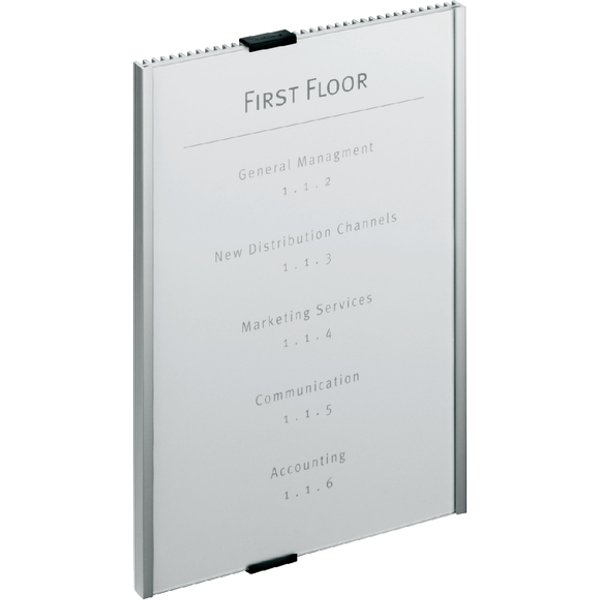 Durable Naambordje INFO SIGN - 4806 (b x h) 210 mm x 297 mm Metallic, Zilver 480623